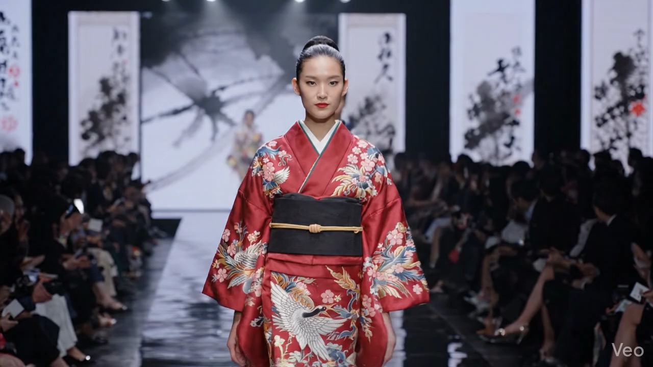 Film still — runway show