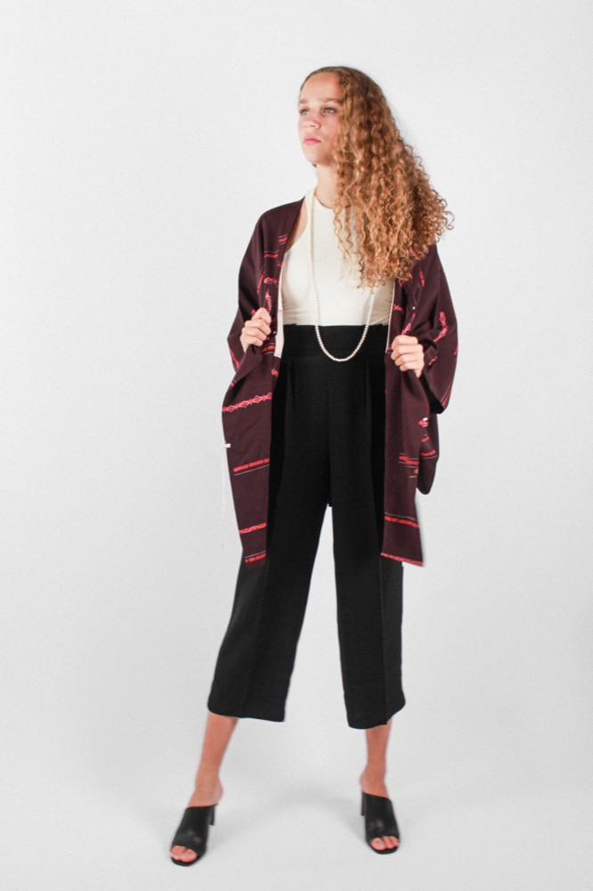 Haori worn over the everyday